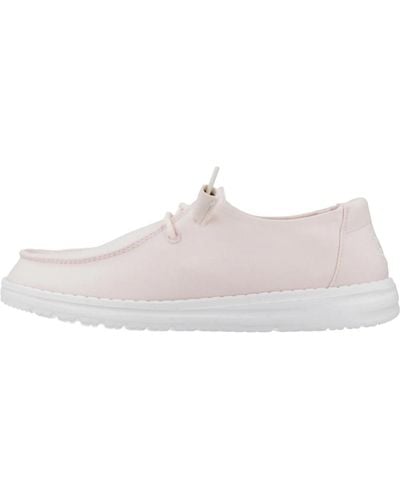 Hey Dude Business shoes,laced shoes - Pink