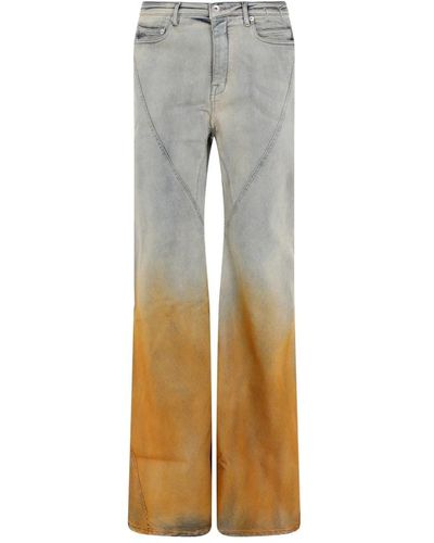 Rick Owens Jeans > flared jeans - Gris