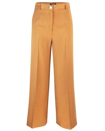 Liu Jo Trousers > wide trousers - Orange