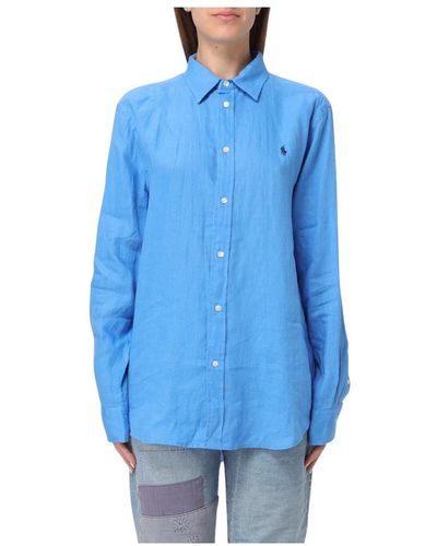Polo Ralph Lauren Camisa delantera - Azul