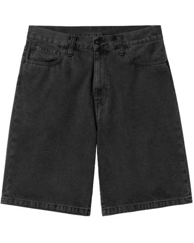 Carhartt Landon shorts in schwarz/stone washed