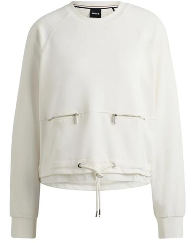 BOSS Sweatshirts & hoodies > sweatshirts - Blanc