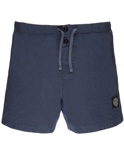 Stone Island Swimwear > beachwear - Bleu