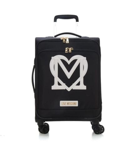 Love Moschino Large Suitcases - Black