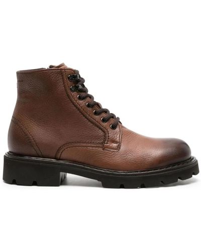 Casadei Lace-Up Boots - Brown