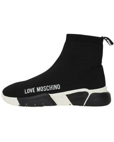 Love Moschino Sock sneakers - Noir