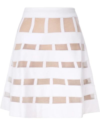 Genny Short Skirts - White