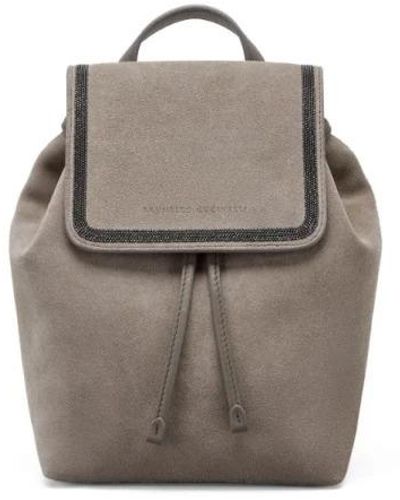 Brunello Cucinelli Backpacks - Gray