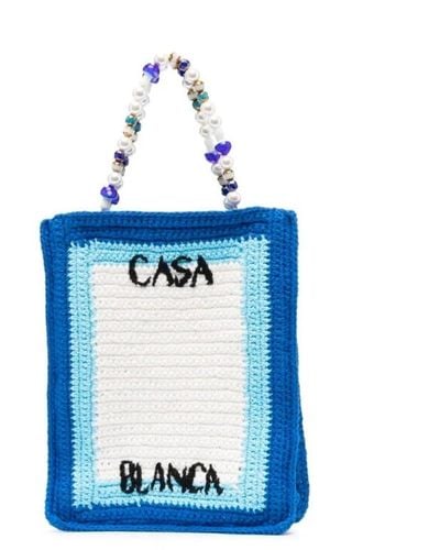 Casablancabrand Tote Bags - Blue