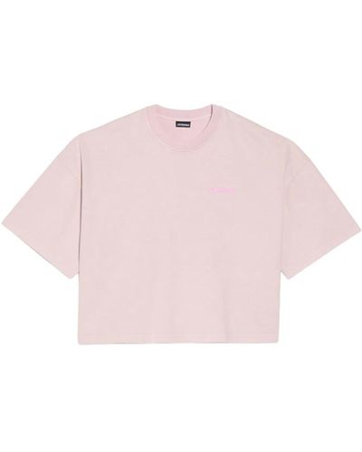Jacquemus T-Shirts - Pink