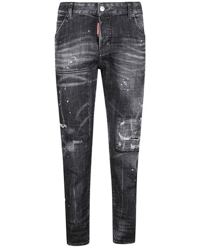 DSquared² Slim-Fit Jeans - Grey