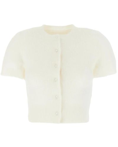 Maison Margiela Knitwear > cardigans - Blanc