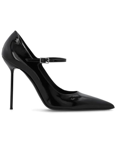 Paris Texas Zapatos de tacón brillantes 'livia' - Negro