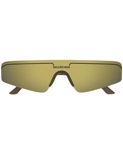 Balenciaga Braune sonnenbrille für frauen - Gelb