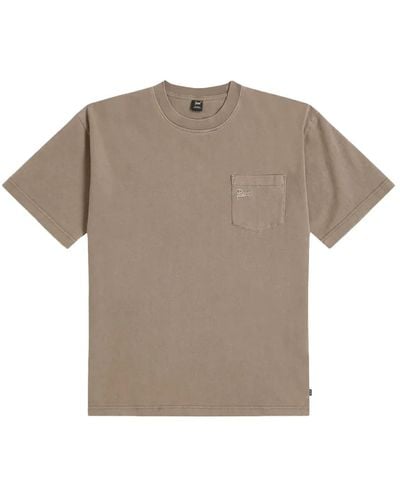 PATTA T-shirt con tasca di base - Grigio