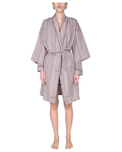 Paul Smith Dressing gown with striped pattern - Multicolor
