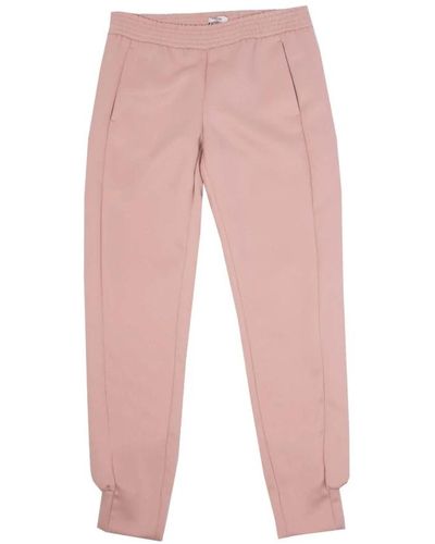 Lardini Pink Tech Textile Trousers