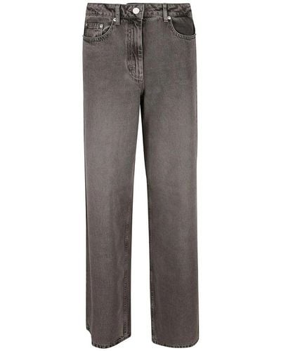 REMAIN Birger Christensen Straight Jeans - Grey