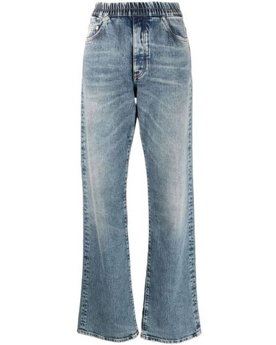 Heron Preston Indigo wide leg denim jeans - Blu
