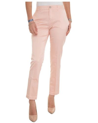Guess Cropped Trousers - Pink