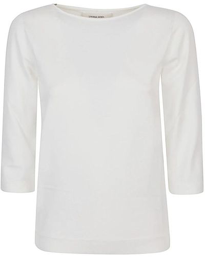 Liviana Conti Long sleeve tops - Weiß