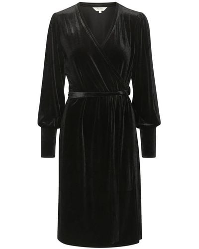 Part Two Midi Dresses - Black