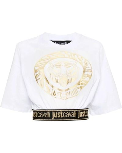 Just Cavalli Tops > t-shirts - Blanc