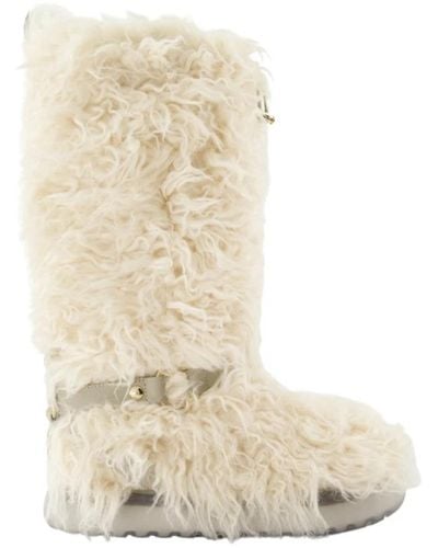 Moncler Winter Boots - Natural