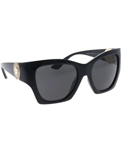 Versace Ikonoische sonnenbrille für frauen - Schwarz