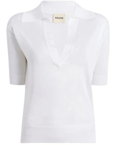 Khaite Polo shirts - Weiß