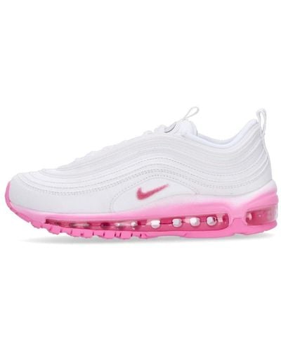 Nike Weiße/rosa air max 97 se sneakers - Pink