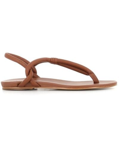 Roberto Del Carlo Flat Sandals - Brown