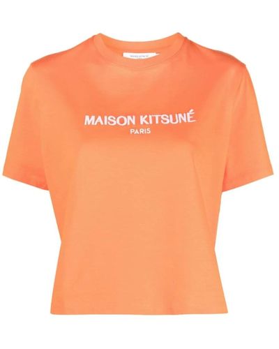 Maison Kitsuné T-camicie - Arancione