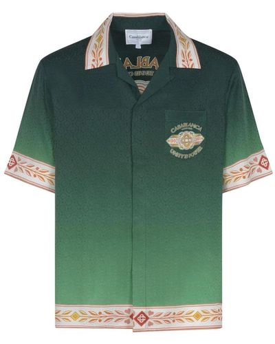 Casablanca Short Sleeve Shirts - Green
