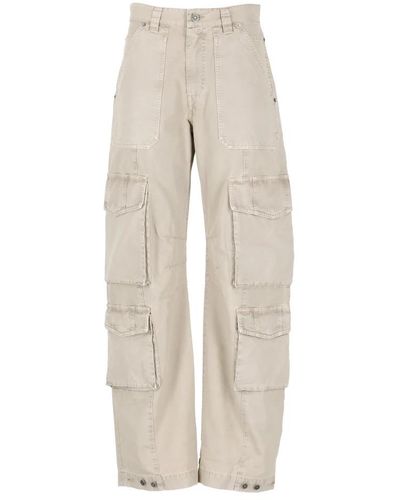 Golden Goose Wide Trousers - Natural
