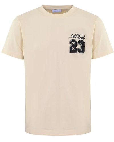 Off-White c/o Virgil Abloh T-Shirts - Natural
