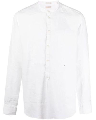 Massimo Alba Kos t0033 camicia - Bianco