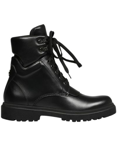 Moncler Patty combat boots - Negro