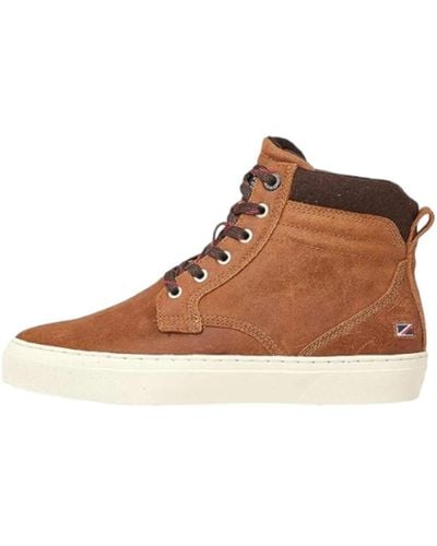 Pepe Jeans Lace-Up Boots - Brown