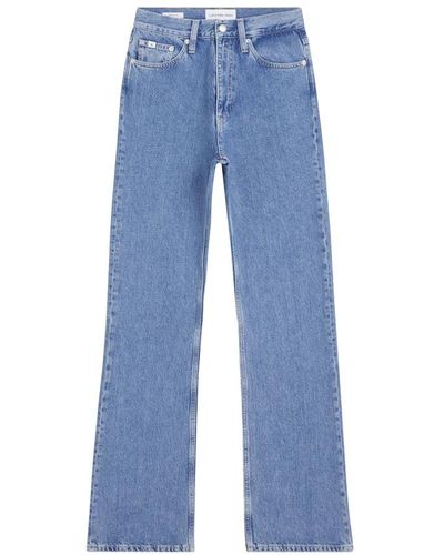 Calvin Klein Weite bein denim jeans - Blau