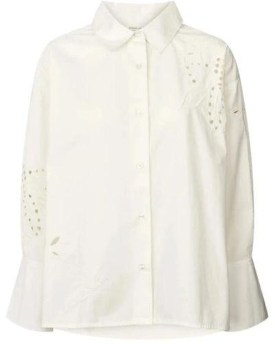 Rabens Saloner Blouses & shirts > shirts - Blanc
