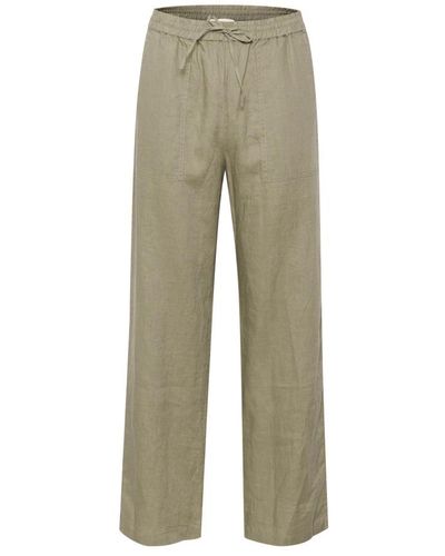 Part Two Trousers > wide trousers - Vert