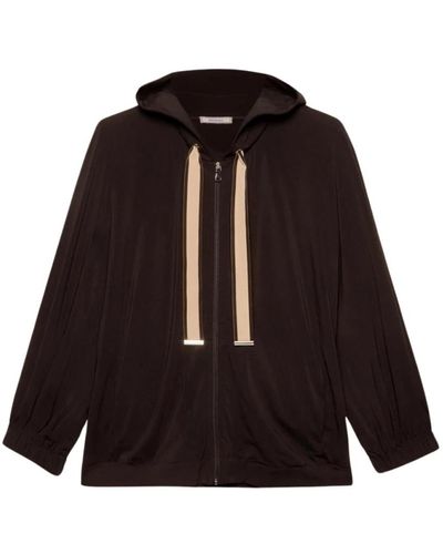 Elena Miro Sweatshirts & hoodies > zip-throughs - Noir