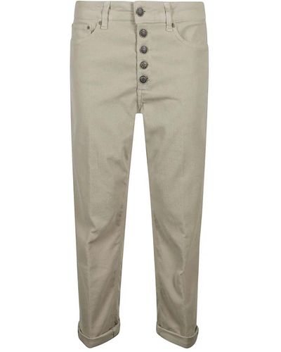 Dondup Trousers > cropped trousers - Neutre