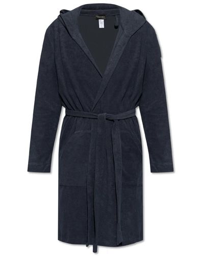 Hanro Nightwear & lounge > robes - Bleu