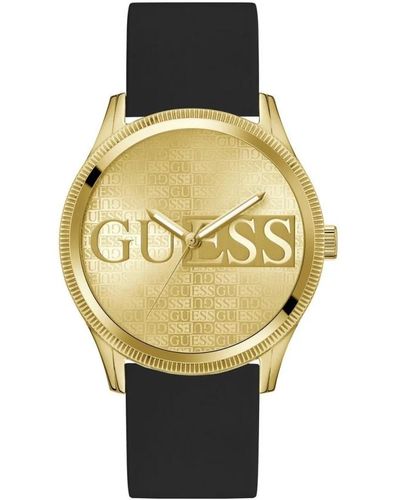 Guess Armbanduhr reputation schwarz, gold 44 mm gw0726g2 - Mettallic