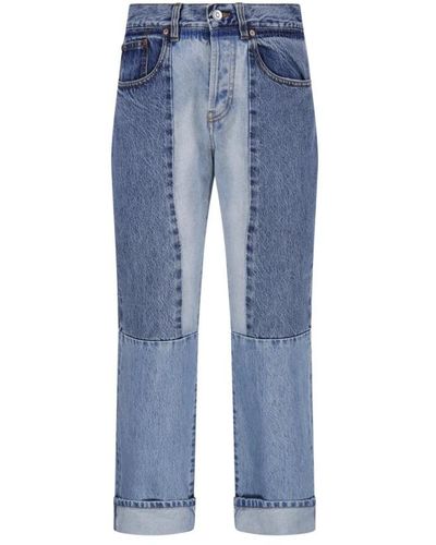 Victoria Beckham Cropped Jeans - Blue