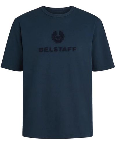 Belstaff Magliette varsity in navy - Blu