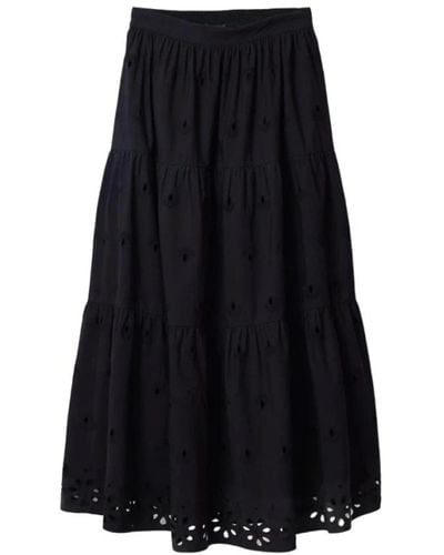 Desigual Midi Skirts - Black