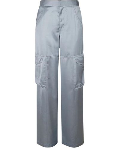 Gcds Trousers > wide trousers - Gris